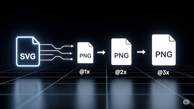 Beyond 1x: Automating @2x/@3x PNG Exports from a Single SVG Source